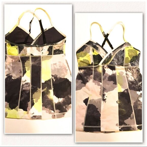 Lululemon Athletica Bra In Spaghetti Strap Tank - Picture 1 of 4